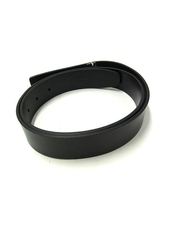 Bvlgari Belt Black Leather Silver main image 5